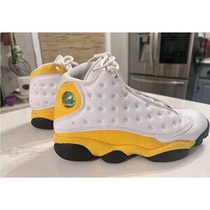 Nike Air Jordan 13 Retro (GS) White Del Sol Kids Sneaker 7Y Women’s 8.5